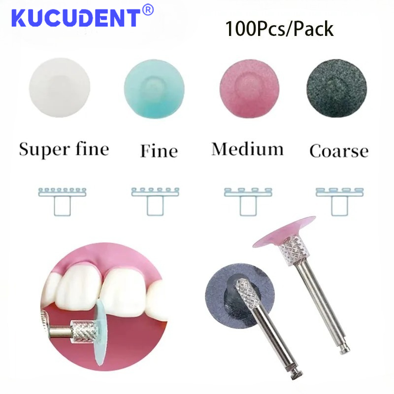 100Pcs Dental Polishing Discs  - Teeth Whitening Kit ulasan dan harga